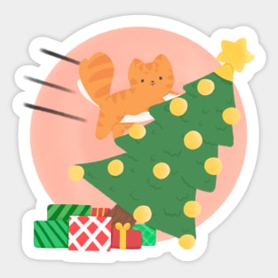 Yearly hunt of the tree Sticker